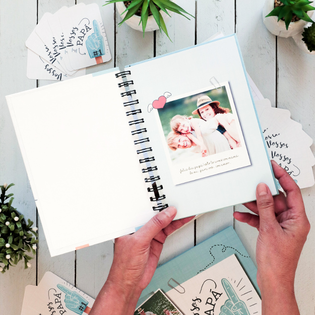 Cuaderno de regalo personalizado para el día del padre, cuaderno de tapa  dura con impresión de portada de libro, cuaderno personalizado Best Dad -   España